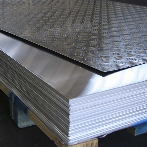 Алюминиевый лист АМГ5М 8х1500х4000 мм купить в СПб